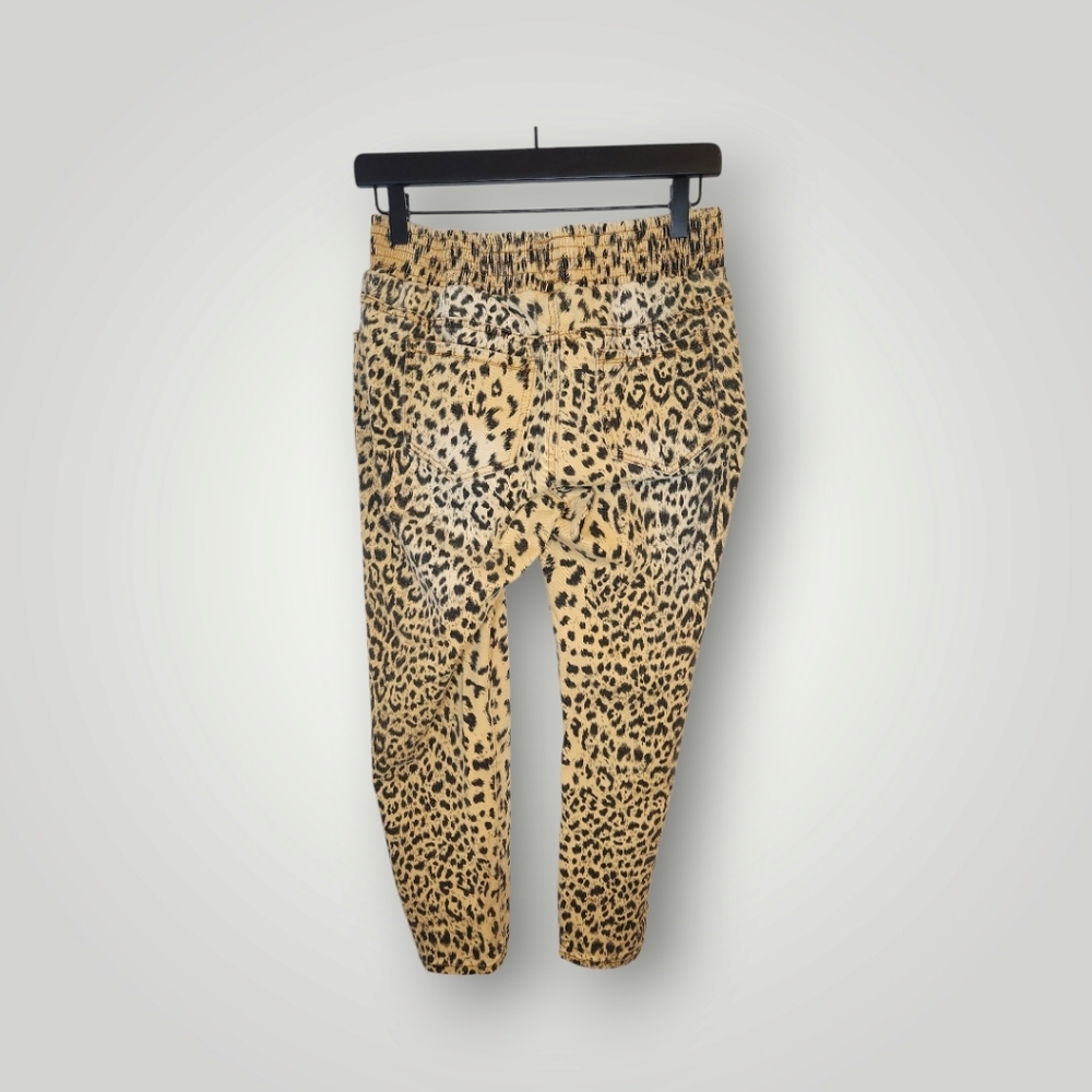 Turquoise Haven Leopard Print straight let Pants Size Small Style cv8810ch - Picture 2 of 7